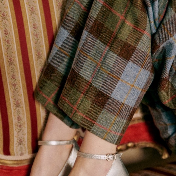 Sezane Fábio plaid wool pants - Picture 7 of 7